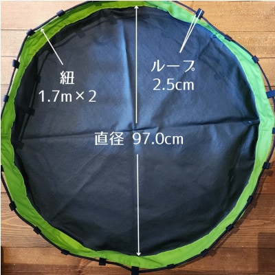 izatoki 防水バッグ L　Black