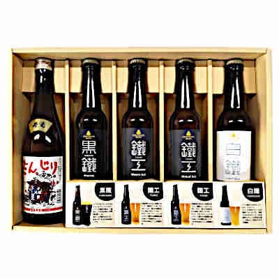原酒だんじり1本&岸和田ビール4本(鐵工×2、白鐵×1、黒鐵×1)セット