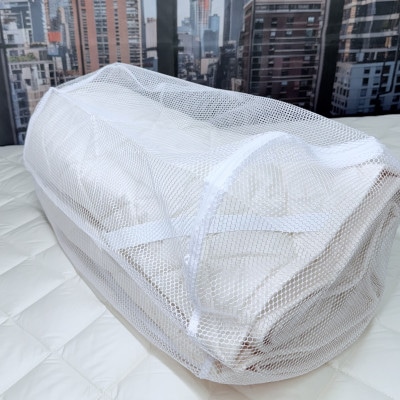 【ダブル】ウオッシャブルフランスウール100%羊毛わたベッドパッド(140×200センチ)1枚