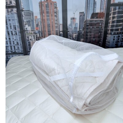 【Sロング】ウオッシャブルフランスウール100%羊毛わたベッドパッド(100×210センチ)1枚