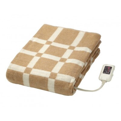 洗える保温性に優れたゲルマニウム電気掛敷兼用毛布[188×130cm]ベージュ1枚