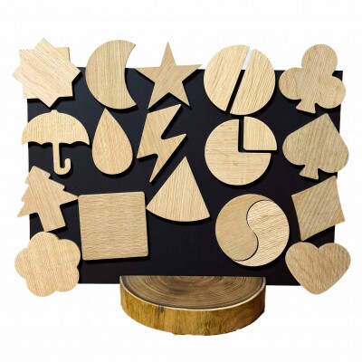 無垢材で遊ぶ 木のおもちゃ『もくあそび』 親子で楽しむマグネット知育セット