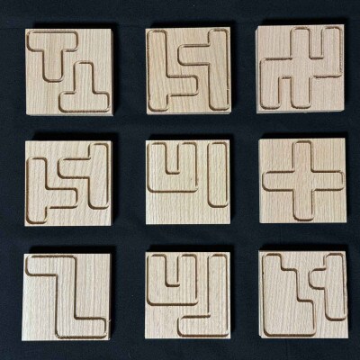 暮らしを彩る 木のアート そうぞうパズル A3サイズ