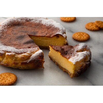 バスクチーズケーキ 5号 ミレービスケット バスクチーズケーキ 期間限定品 B お礼品詳細 ふるさと納税なら さとふる