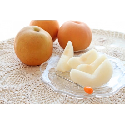 高知県産　新高梨　約2kg・3～6玉[期間限定品](外皮にシミ・キズあり)【B06074】