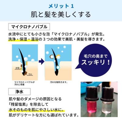 シャワーヘッド バブリージョワー3.0 浄水×ナノバブル 塩素除去 ミスト ジェット水流 JS24W