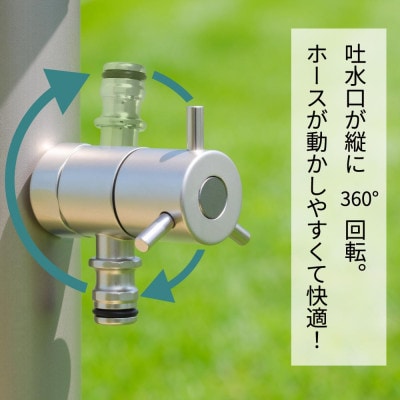 ホース接続回転水栓 メッキ G102K-M 屋外用ホース接続水栓