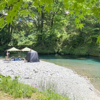 【テントサウナ体験】岐阜県山県市　清流神崎川で1日1組だけの貸切サウナ!(4名様から)