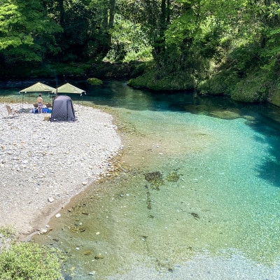 【テントサウナ体験】岐阜県山県市　清流神崎川で1日1組だけの貸切サウナ!(4名様から)