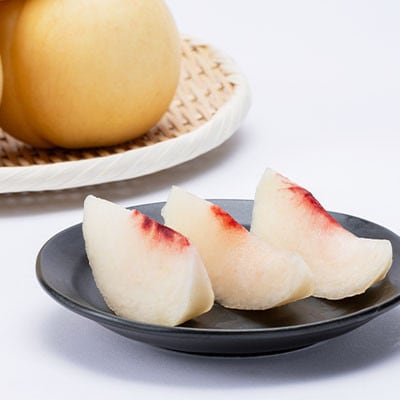 【先行予約・2026年9月上旬頃より発送予定】しっかりした果肉と果汁たっぷり岡山の白桃(2kg箱)