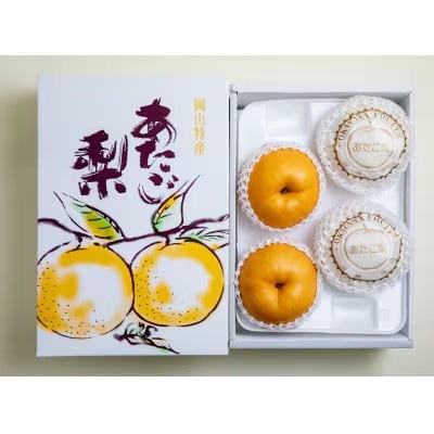 【2025年発送】家庭用 あたご梨 4kg箱 3～9玉(AK40-3-9)