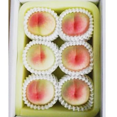 【2026年発送】岡山県産 岡山白桃6玉(1玉300g以上)ロイヤル 化粧箱入り