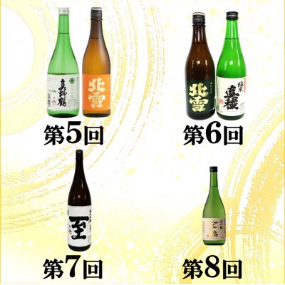 【毎月定期便】佐渡の酒A全12回