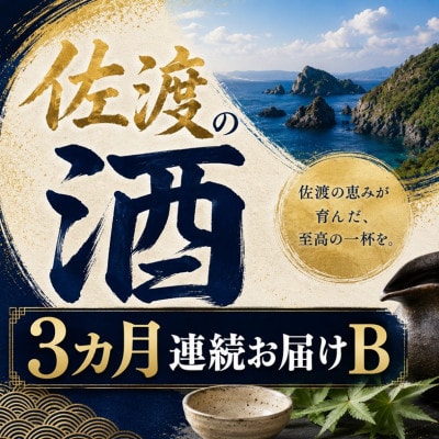 【毎月定期便】佐渡の酒B　全3回