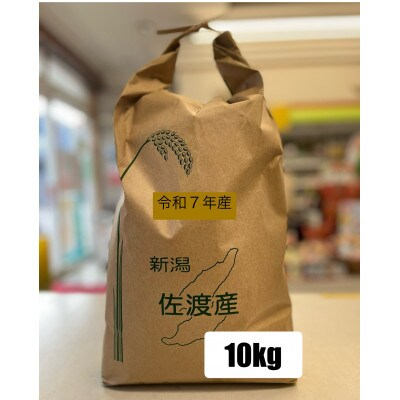 令和7年度産　佐渡山間地 戸田さんちの  健康に配慮して作ったコシヒカリ10Kg(精米)