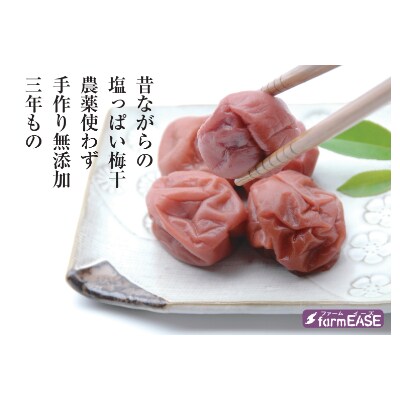 昔ながらの塩っぱい梅干　6パック入り