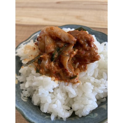 佐渡産イカの塩辛キムチ　100g×3パック