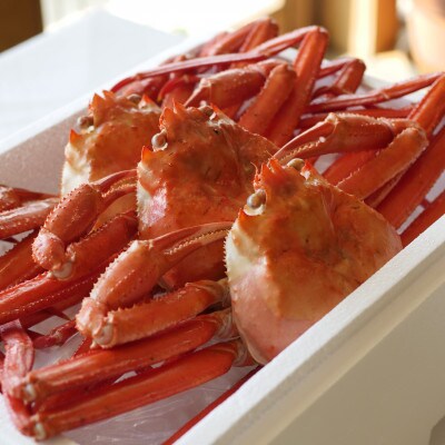 【新潟県佐渡島産】『冷凍』 浜茹で紅ズワイガニ(500g×3杯)