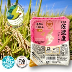 米屋のごはん【令和4年 新潟県佐渡市産コシヒカリ】パックごはん150g×36個