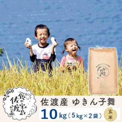 爆買いしたい 令和5年産】佐渡島産ゆきん子舞 玄米10Kg(5Kg×2袋) 新潟県佐渡 | 果物