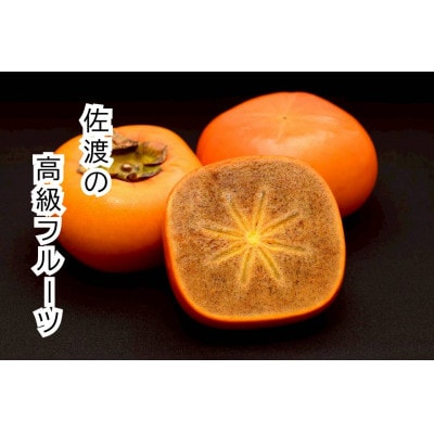 【2026年11月以降発送分】佐渡島の希少柿　大平たねなし柿6個　贈答用