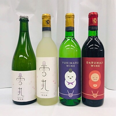 雪丸・達磨寺セット(715ml×1本・720ml×3本　計4本)