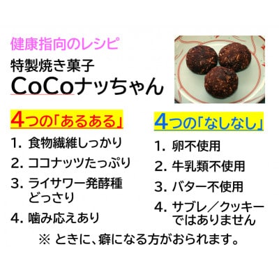 バター・牛乳類・卵不使用/ココナッツ使用 特製焼き菓子『CoCoナッちゃん』3個×2