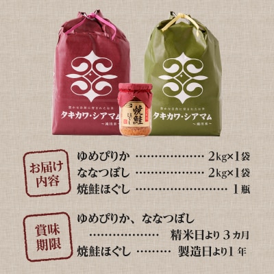 【令和6年産】北海道2大ブランドの食べ比べ!!4kg