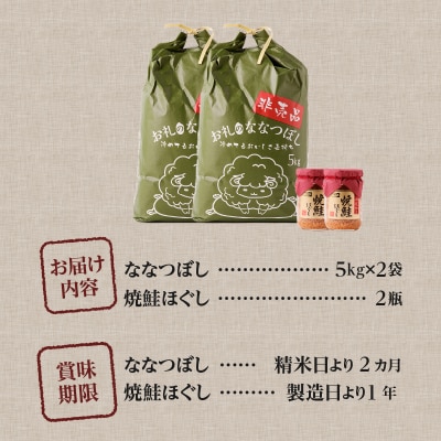 【令和7年産新米先行受付】ななつぼし10kg 北海道 ブランド米 贈答 鮭フレーク 特A お弁当