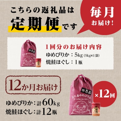 【令和6年産】12ヶ月連続お届け!ゆめぴりか5kg