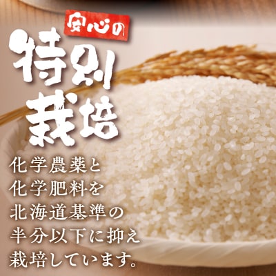 《令和7年産》特別栽培米ゆめぴりか 10kg×3ヵ月定期便 特A 減農薬 白米 北海道滝川市