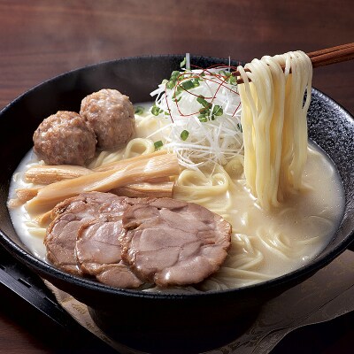 【滝川産合鴨】濃厚白湯(パイタン)ベースのラーメン 6食