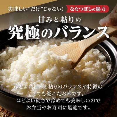 令和7年産《新米先行受付》【6ヶ月定期】北海道滝川市産ななつぼし【無洗米】10kg(5kg×2)