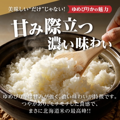 令和7年産《新米先行受付》【3ヶ月定期】北海道滝川市産ゆめぴりか【無洗米】5kg
