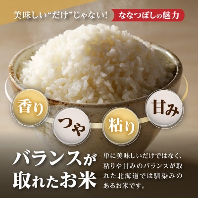 令和7年産《新米先行受付》【3ヶ月定期】北海道滝川市産ななつぼし【無洗米】5kg