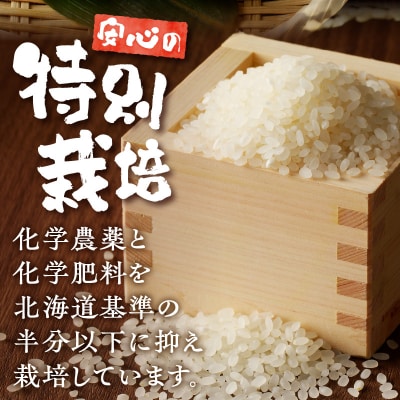 《令和7年産》特別栽培米ななつぼし 5kg×3ヵ月定期便 特A 減農薬 白米 北海道滝川市