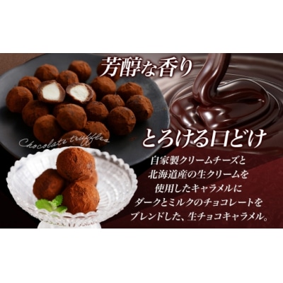 【生チョコトリュフ】(業務用) 500g 1袋 とろける チョコレート 生キャラメル クリームチーズ