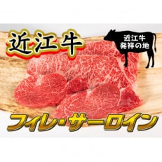 【2024年2月中旬発送】近江牛ステーキセット サーロイン180g×2枚・フィレ110g×2枚