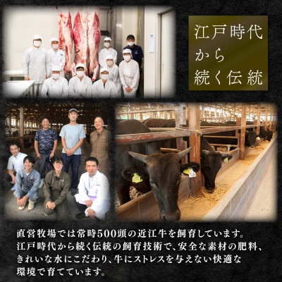 近江牛すき焼き用 400g モモバラ 滋賀県 竜王町 E038