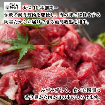 近江牛切り落とし 450g  滋賀県 竜王町 E009