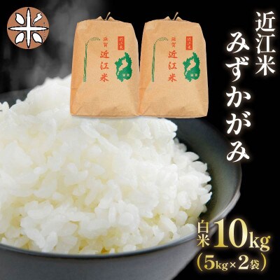 AC82-N1 令和6年産 近江米みずかがみ白米10kg(5kg×2袋)