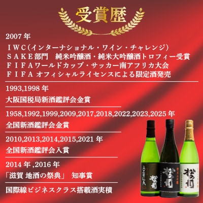 日本酒 セット 松の司 純米大吟醸 「黒」 「陶酔」 720ml × 2本 滋賀 竜王 AH015