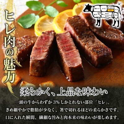 【先行予約】ジューシーな霜降り 近江牛 ヒレステーキ 120g × 2枚 計240g 澤井牧場