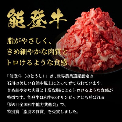 能登牛 切り落とし 250g
