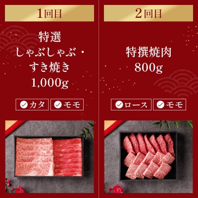 【毎月定期便】【和牛セレブ】能登牛 定期便「エコノミークラス」全4回