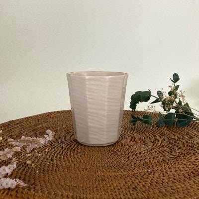 マカロン 面取 コップ 4点 【江口製陶所】