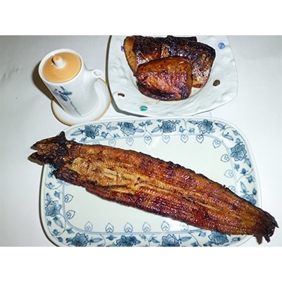 手焼き炭火焼鰻蒲焼1尾&サバ照り焼き3切れセット