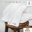 (今治タオル)しっかりサマルカンド バスタオル2枚セット オフホワイト【ID05380OWOW】