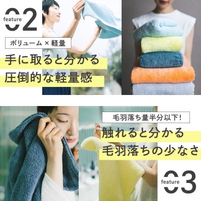 (今治タオル)ASiTA BALM フェイスタオル 4枚 オレンジ【I003790FT4OR】