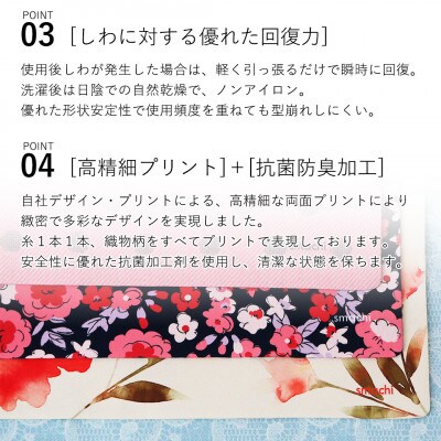 smachi(スマチ) ノンアイロンハンカチ レディース 2枚 Aセット【VB01451】